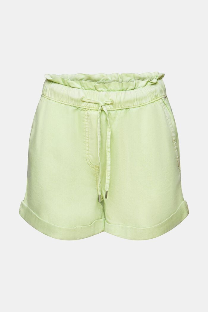 Pull-on-Shorts aus Twill, LIGHT GREEN, detail image number 7