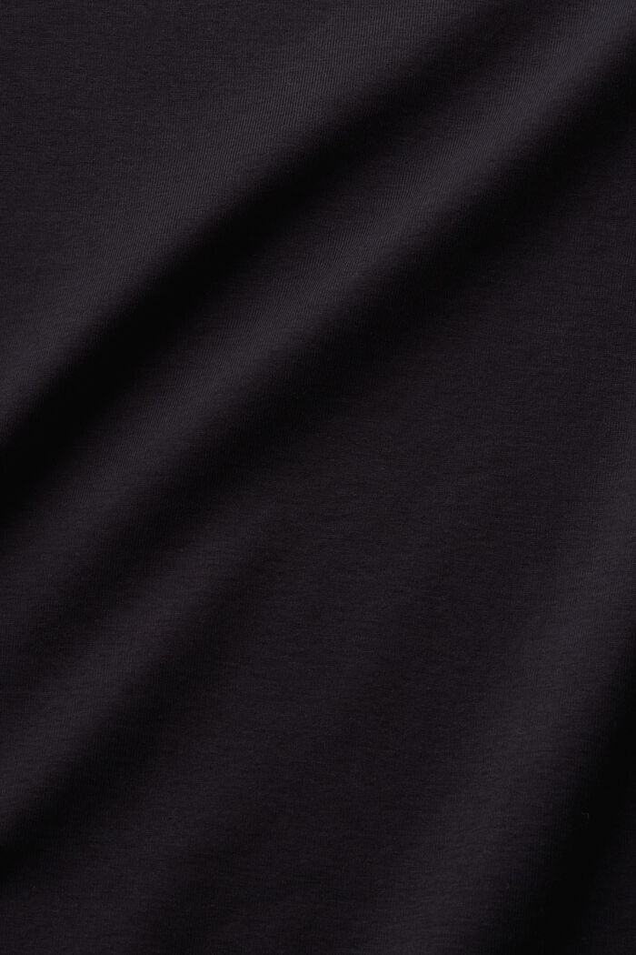T-Shirt mit Bootausschnitt, BLACK, detail image number 5