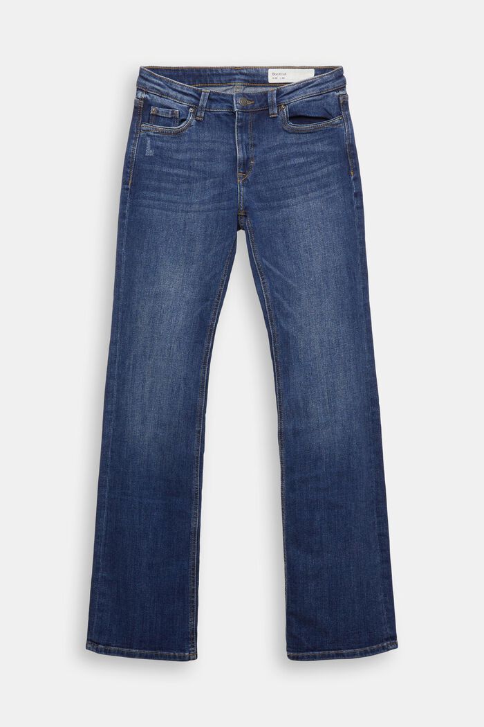 Superstretch-Jeans mit Organic Cotton, BLUE DARK WASHED, detail image number 8
