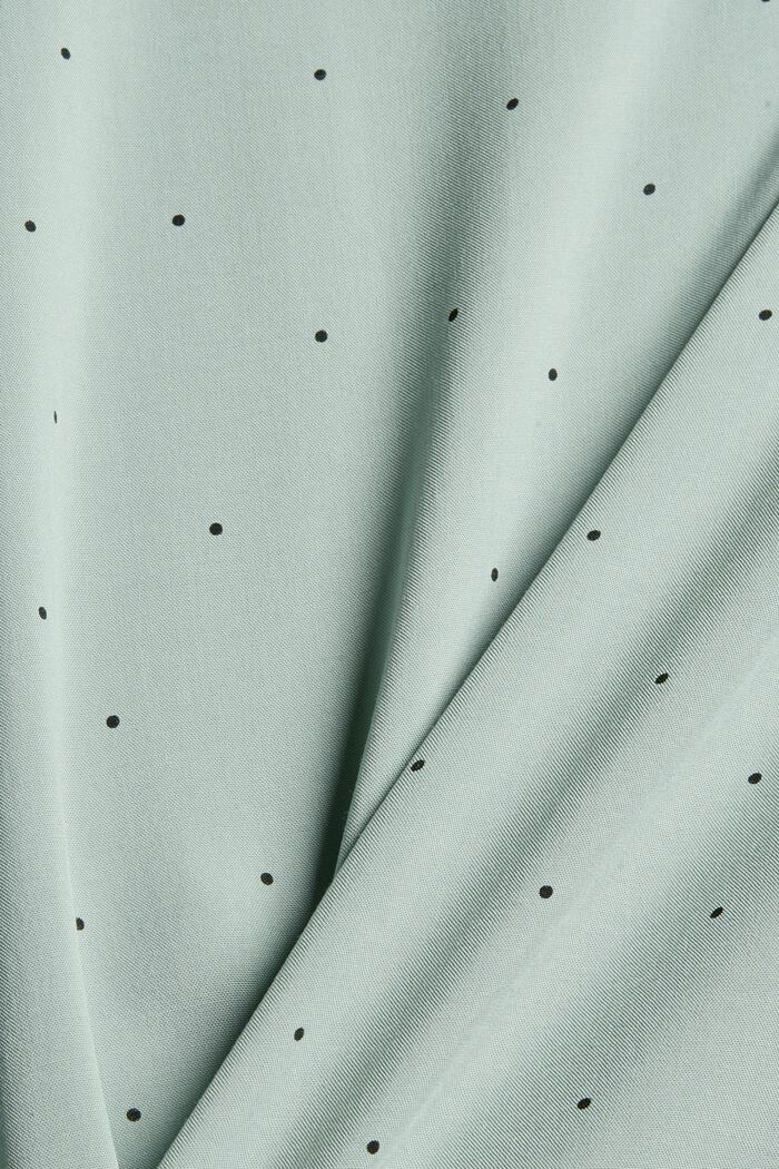 Henley-Bluse aus LENZING™ ECOVERO™, DUSTY GREEN, detail image number 4