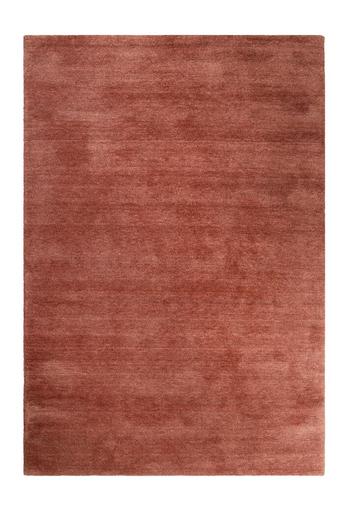 Hochflor-Teppich in vielen Trendfarben, RED BROWN, overview