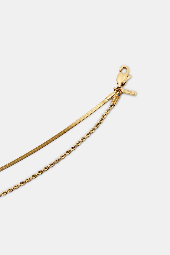 Mehrreihiges Armband aus Edelstahl, GOLD, detail image number 1