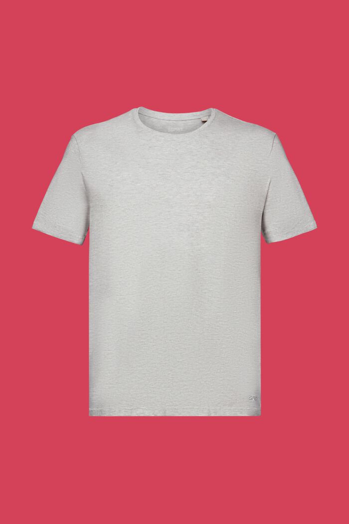 Jersey-T-Shirt mit Rückenprint, LIGHT GREY, detail image number 6