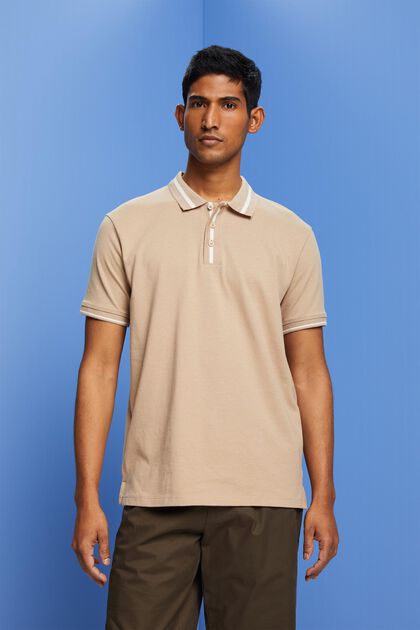 Polo-Shirt aus Jersey, Baumwollmix