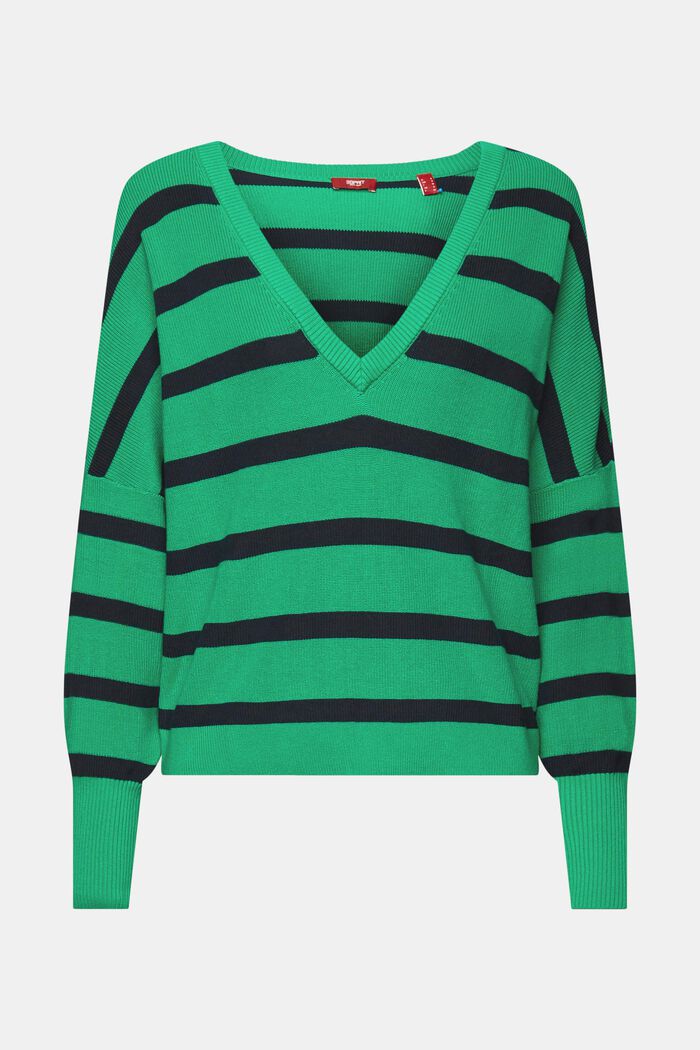 Pullover mit Fledermausärmeln, 100 % Baumwolle, GREEN, detail image number 5