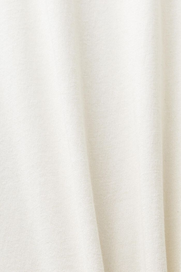 Kurzärmliges Poloshirt aus Strick, OFF WHITE, detail image number 5