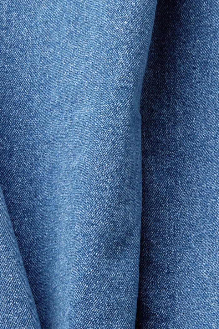 Bootcut-Jeans mit markanter Passe, BLUE DARK WASHED, detail image number 5