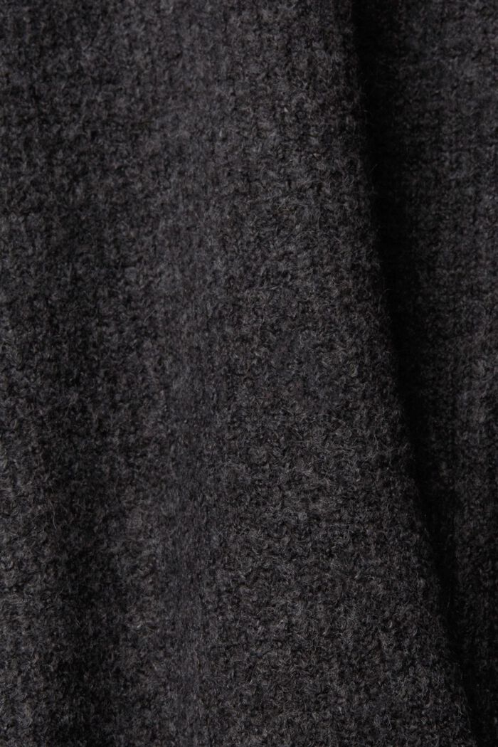 Strickpullover aus Wollmix, ANTHRACITE, detail image number 5