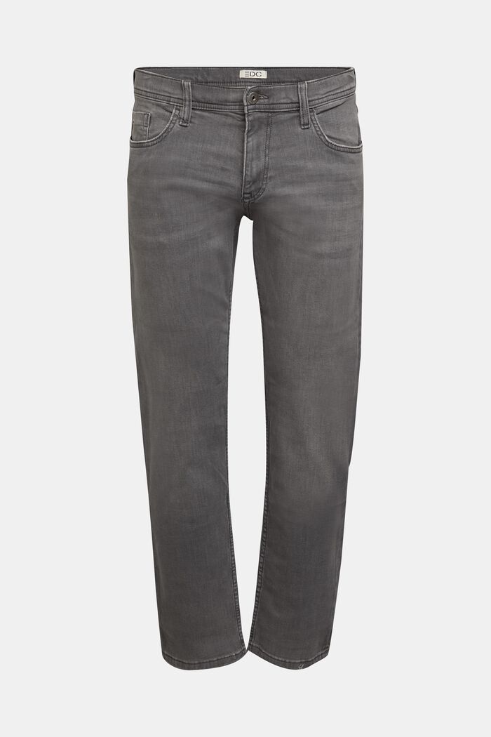Basic-Jeans mit Organic Cotton, GREY MEDIUM WASHED, detail image number 0