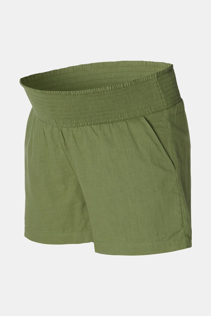 MATERNITY Shorts mit Unterbauchbund, OLIVE GREEN, detail image number 4
