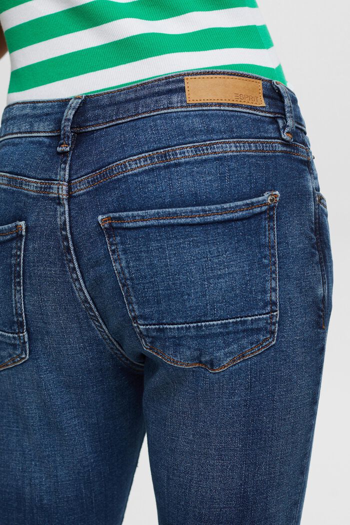 Stretch-Jeans aus Organic Cotton, BLUE MEDIUM WASHED, detail image number 3