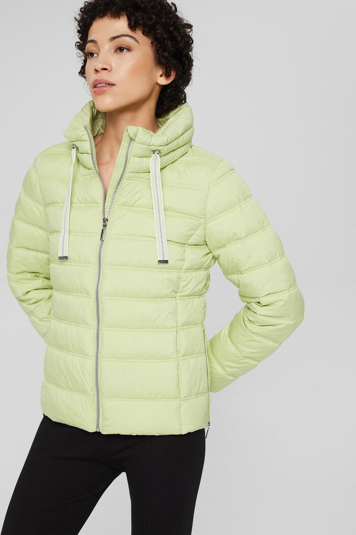 Recycelt: Steppjacke mit 3M™ Thinsulate™, PASTEL GREEN, detail image number 0