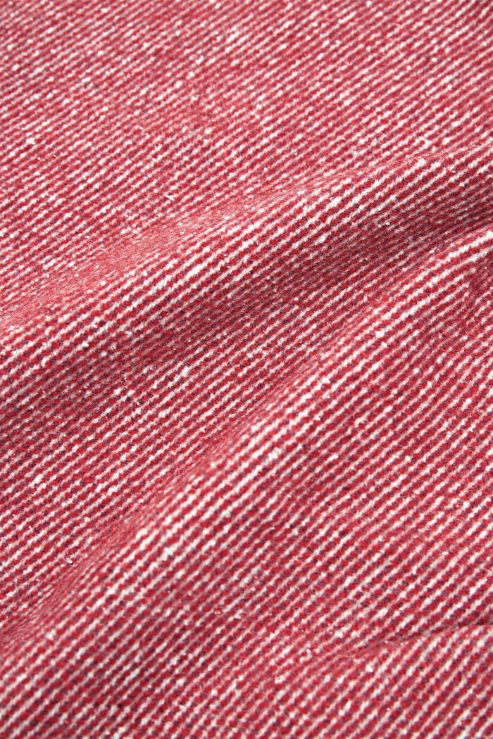 Weiches Plaid aus Baumwoll-Mix, DARK RED, detail image number 1