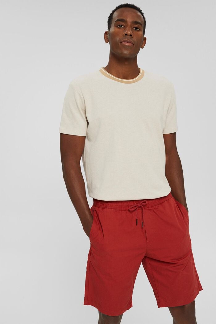 Men Shorts & Bermudas | Shorts mit Gummibund, 100% Organic Cotton - ZQ97692