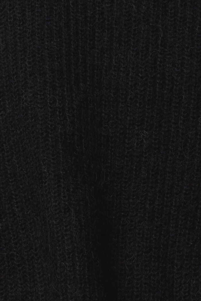 Mit Alpaka: Cardigan, BLACK, detail image number 1