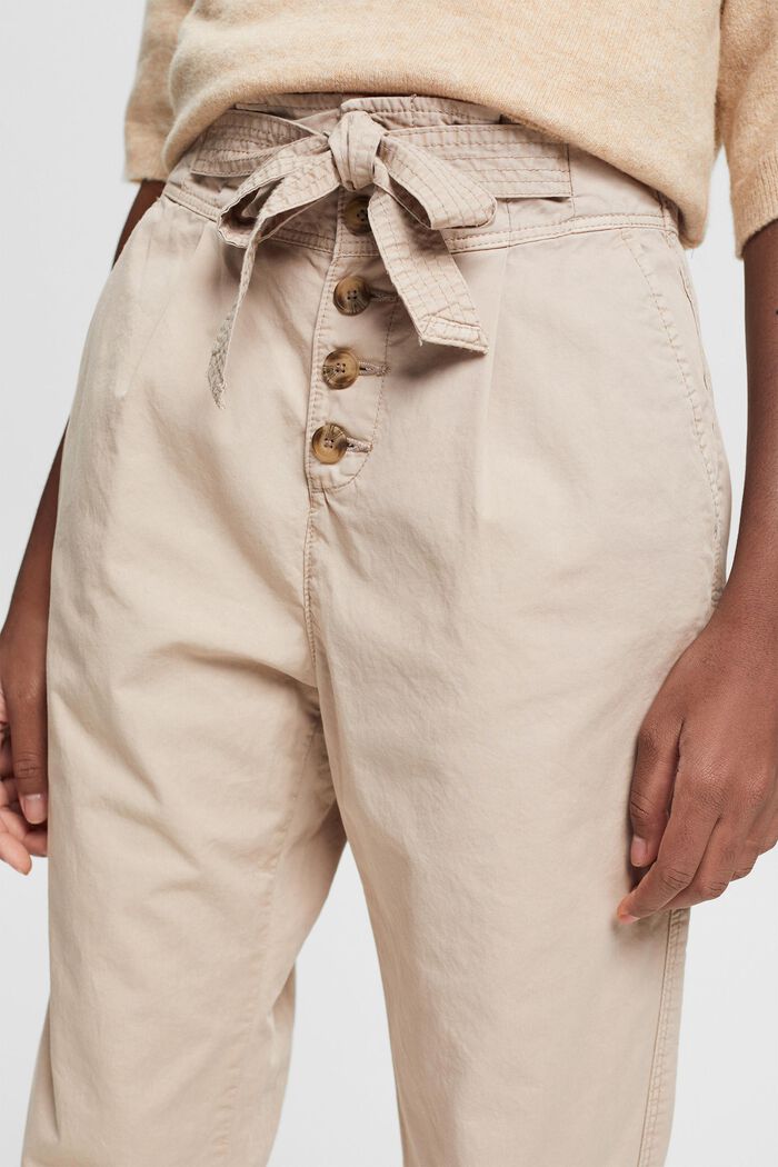 Chino mit sichtbarer Knopfleiste, LIGHT TAUPE, detail image number 2