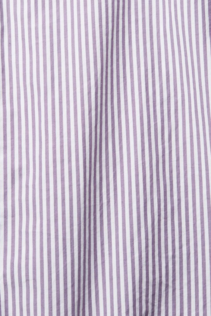 Button-Down-Hemd mit Streifenmuster, DARK MAUVE, detail image number 6