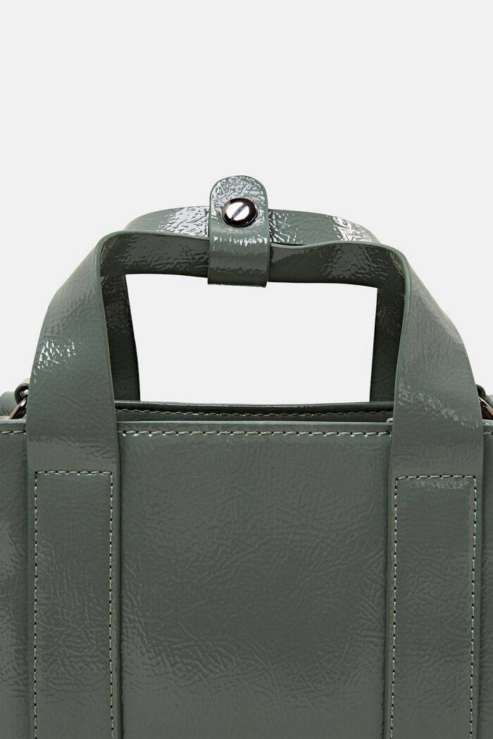 Handtasche mit abnehmbarem Schultergurt, DUSTY GREEN, detail image number 1