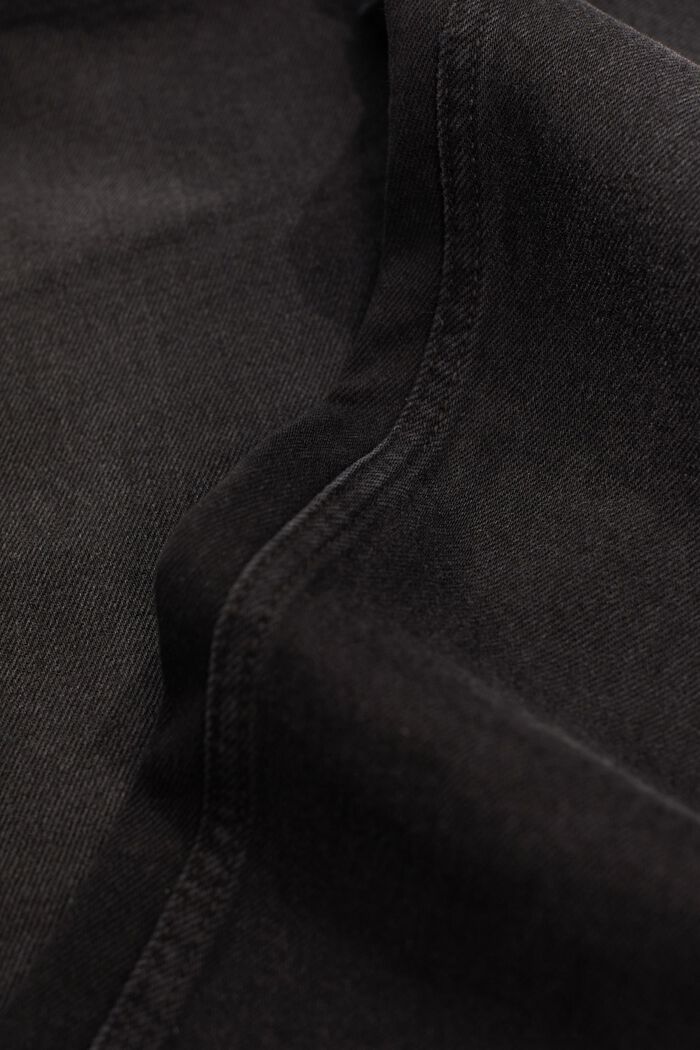 Stretch-Jeans in bequemer schmaler Passform, BLACK DARK WASHED, detail image number 7