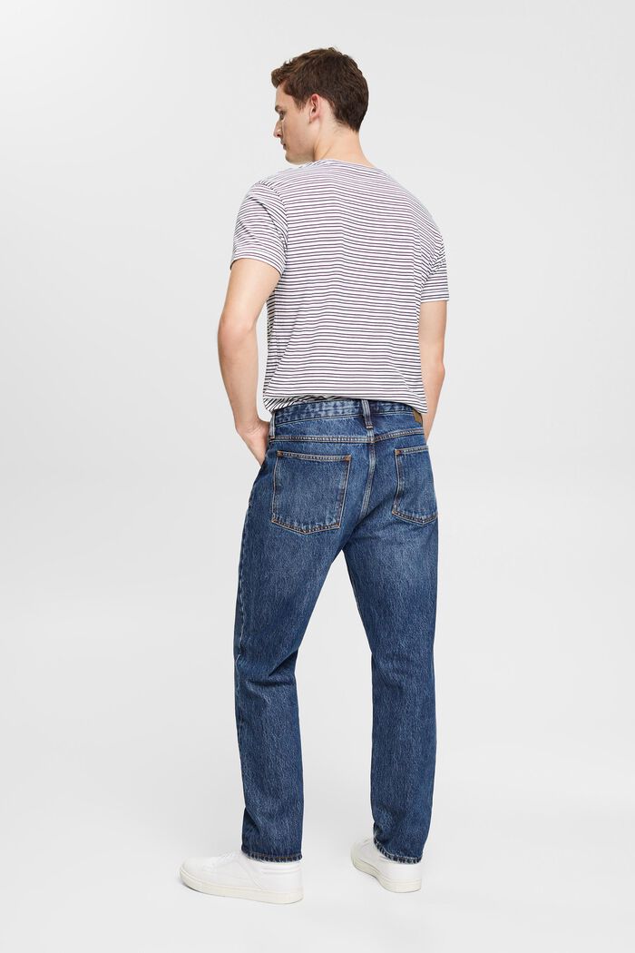 Jeans mit geradem Bein, BLUE DARK WASHED, detail image number 3