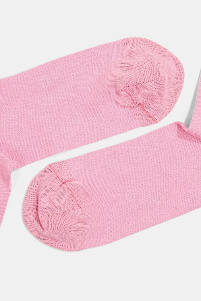 Doppelpack Socken mit Rollkanten, Bio-Baumwolle, ORCHID, detail image number 1