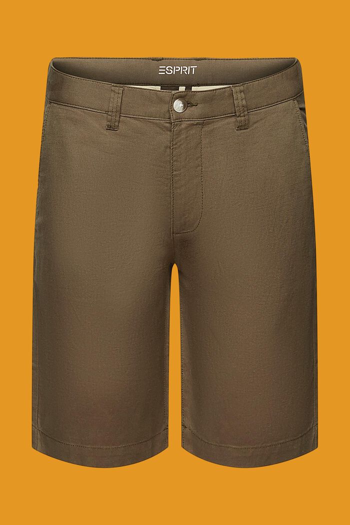 Shorts im Chino-Stil, DUSTY GREEN, detail image number 6