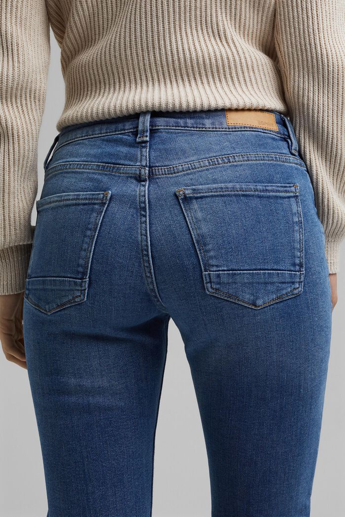 Superstretch-Jeans mit Organic Cotton, BLUE MEDIUM WASHED, detail image number 2