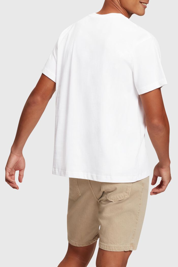 Yagi Archive T-Shirt mit Grafik-Logo, WHITE, detail image number 1