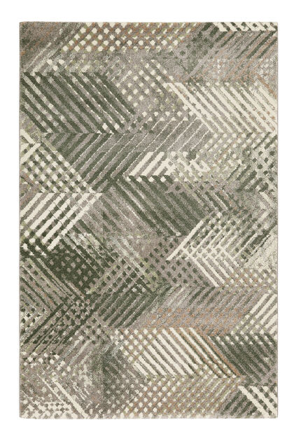 Kurzflor-Teppich mit geometrischem Muster