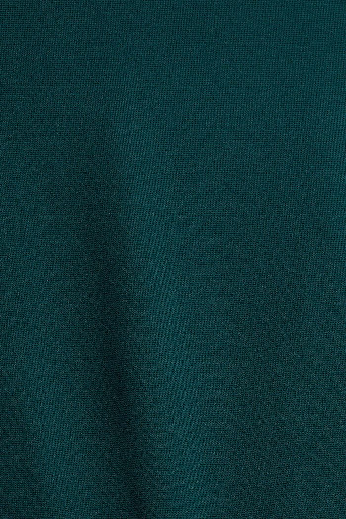 Jerseykleid mit LENZING™ ECOVERO™, DARK TEAL GREEN, detail image number 4