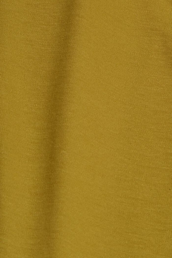 Aus TENCEL™: Jerseykleid mit Rückenausschnitt, OLIVE, detail image number 4