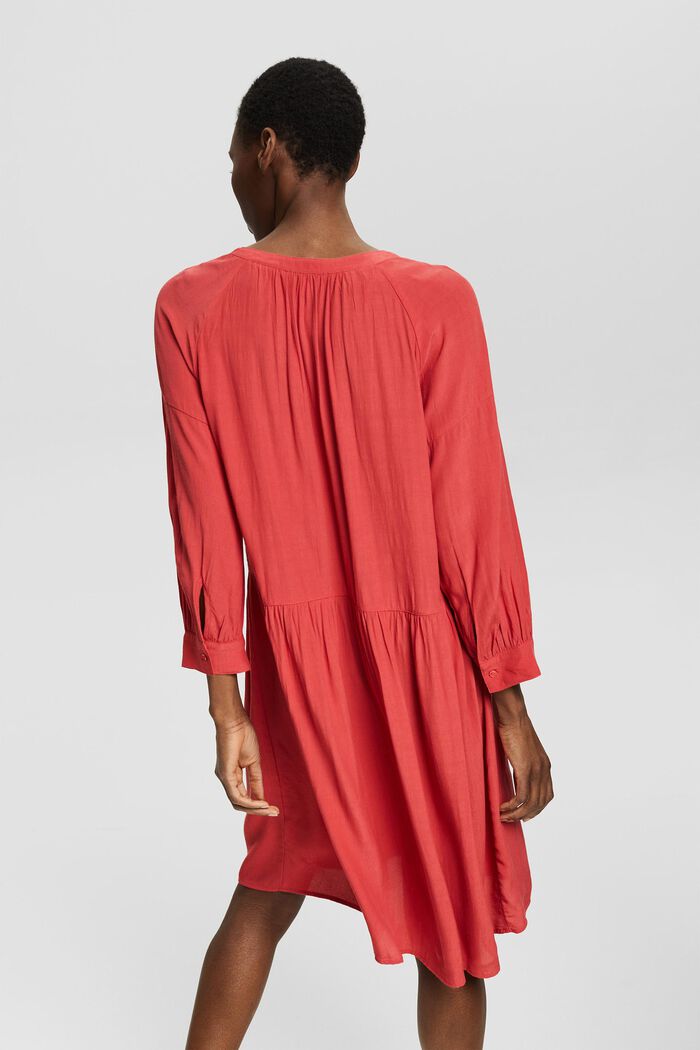 Kleid mit Schluppe, RED, detail image number 2
