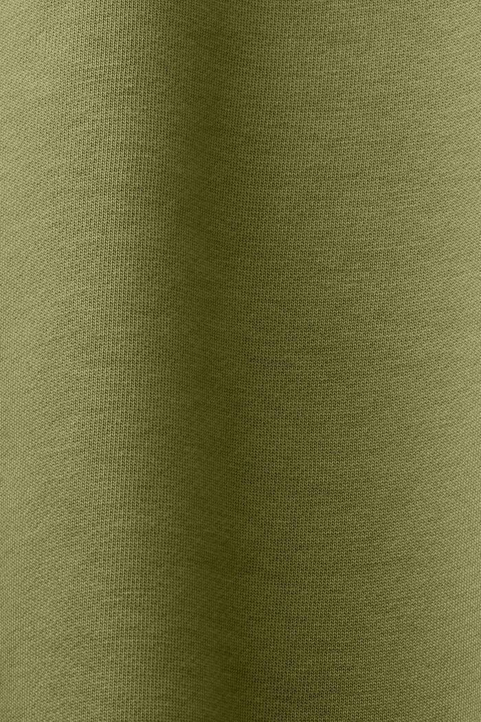 Unisex Logo-Sweatshirt aus Baumwollfleece, OLIVE, detail image number 6