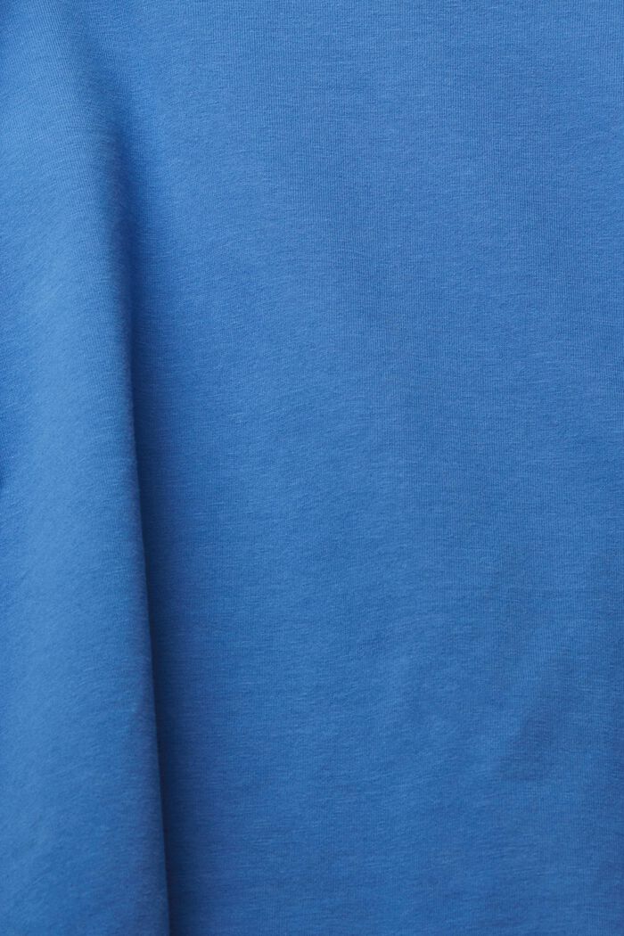 T-Shirt mit Wellensaum, BLUE, detail image number 6