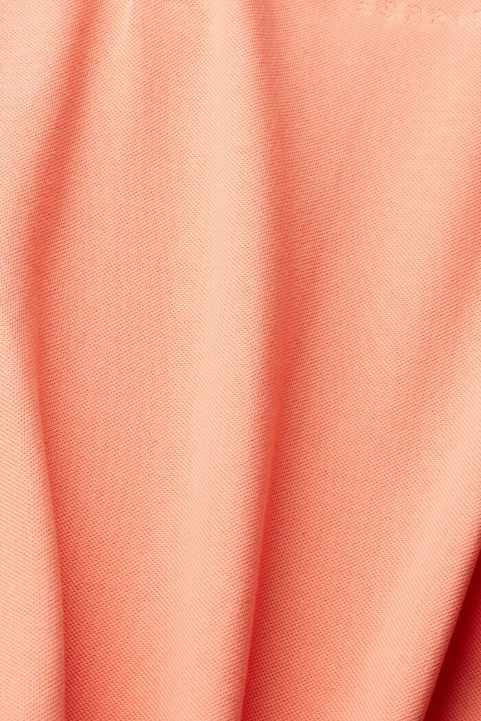 Polohemd aus 100% Pima-Baumwolle, CORAL, detail image number 4