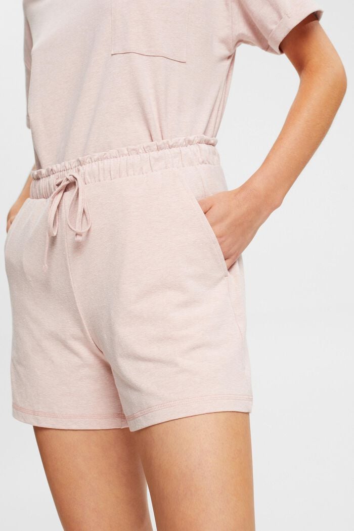 Jersey-Shorts mit elastischem Bund, OLD PINK, detail image number 2