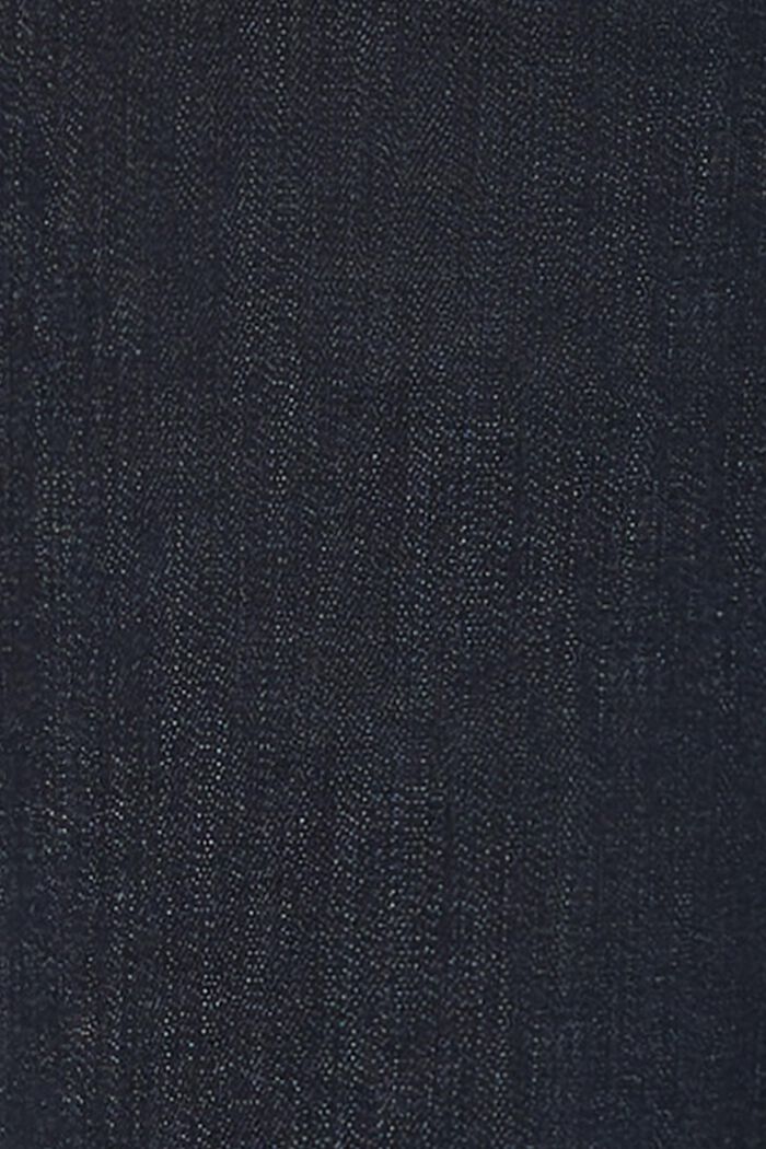 Skinny Jeans mit Überbauchbund, BLUE DARK WASHED, detail image number 4