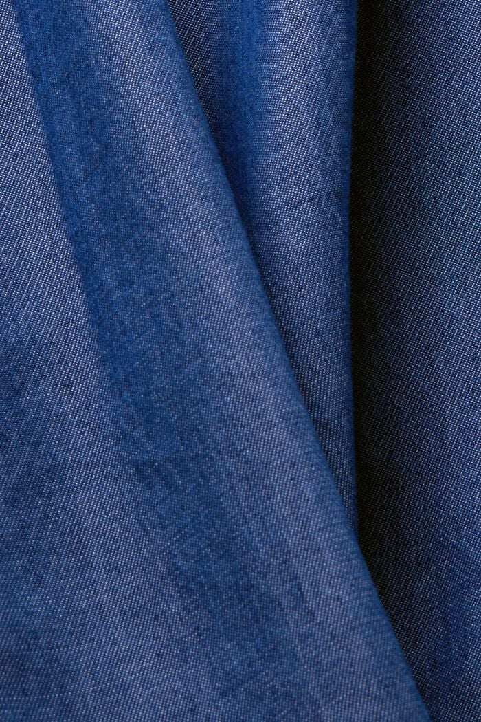 Kurzer Einteiler in Jeans-Optik, TENCEL™, BLUE MEDIUM WASHED, detail image number 4