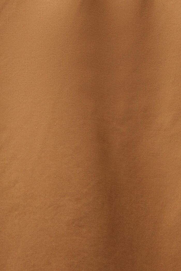 Shorts im Chino-Style aus nachhaltiger Baumwolle, CAMEL, detail image number 6