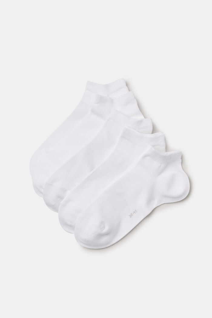 5er-Pack Socken aus Baumwoll-Mix, WHITE, detail image number 0