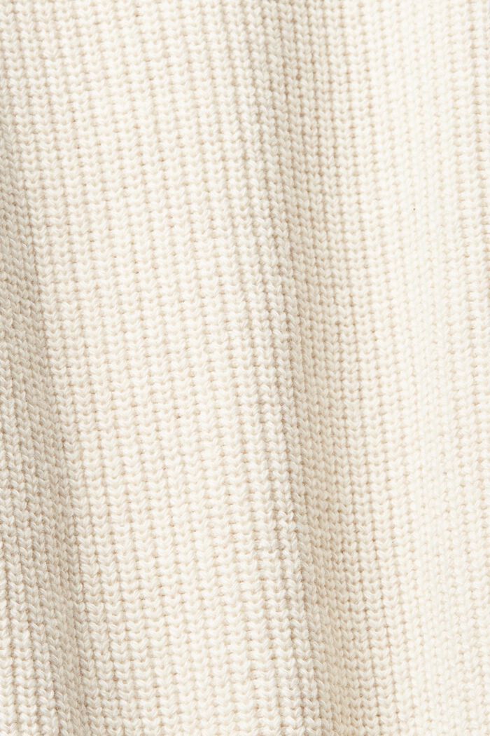 Rollkragenpullover in Grobstrick, OFF WHITE, detail image number 6