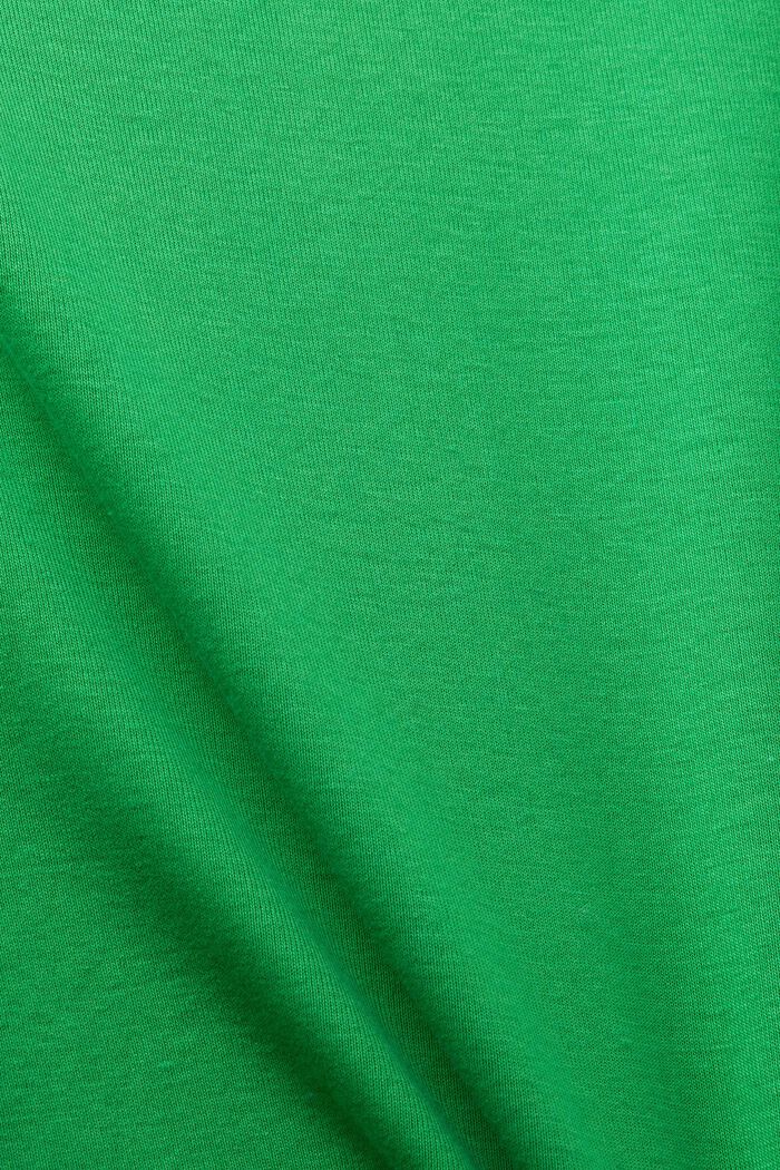 T-Shirt aus Baumwolle, GREEN, detail image number 5