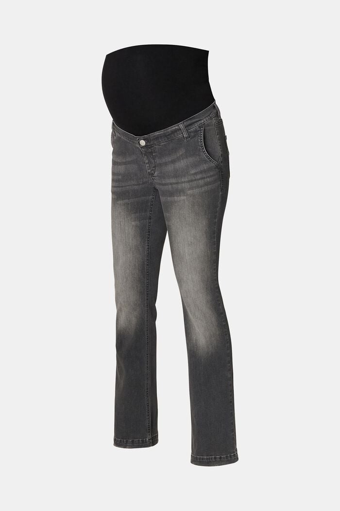 MATERNITY Bootcut Jeans, BLACK DARK WASHED, detail image number 0