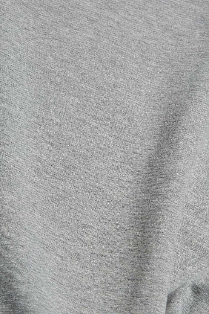 Meliertes Sweatshirt aus Organic Cotton, MEDIUM GREY, detail image number 4