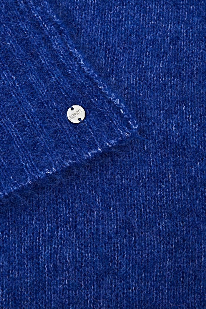 Schal aus Mohair-Woll-Mix, BRIGHT BLUE, detail image number 1