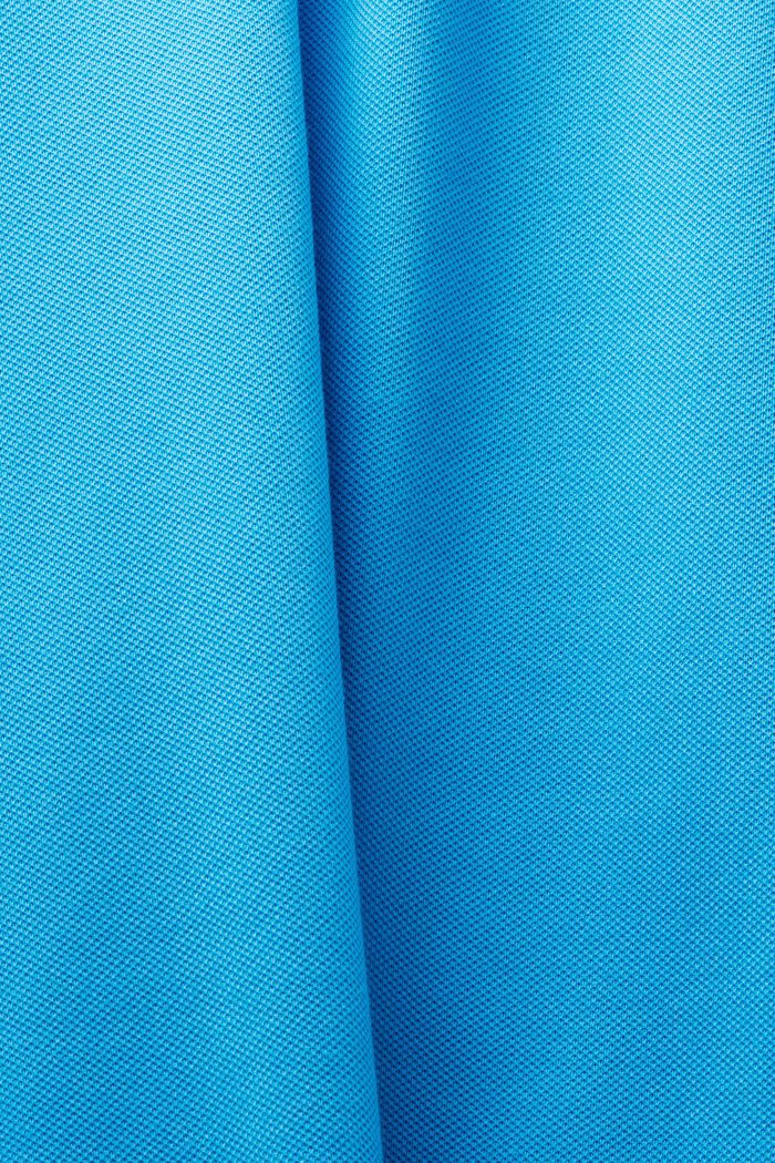 Poloshirt mit Logo, BLUE, detail image number 4