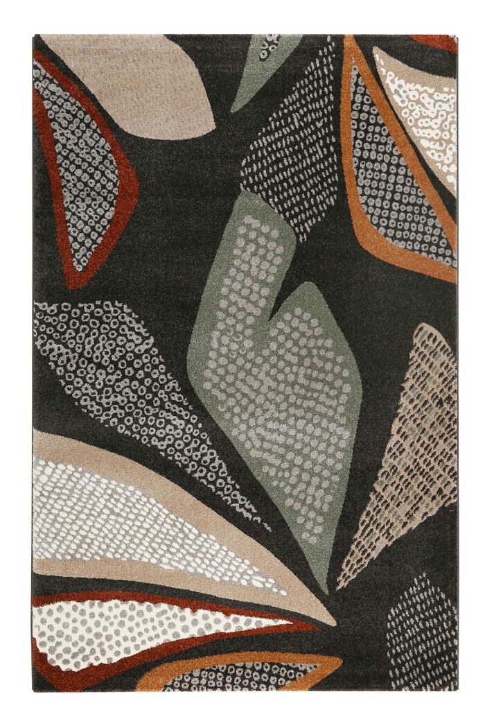 Kurzflor-Teppich mit Natur-Muster