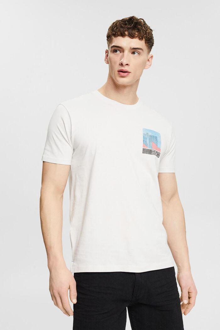 Men T-Shirts & Langarmshirts | Jersey-T-Shirt mit großem Rückenprint - CK80670