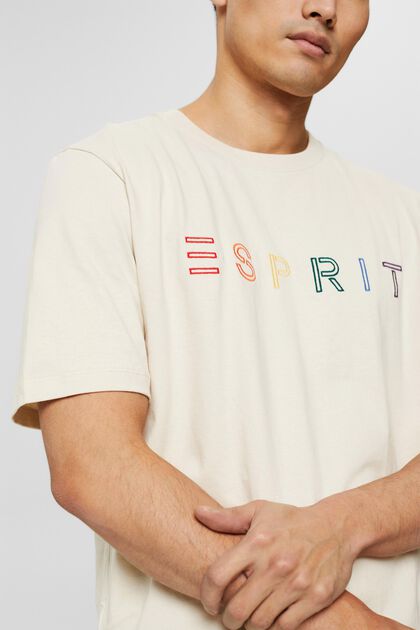 Jersey-Shirt mit Stickerei
