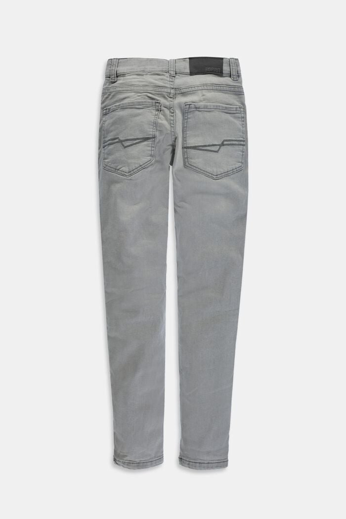 Jeans mit Verstellbund, GREY MEDIUM WASHED, detail image number 1